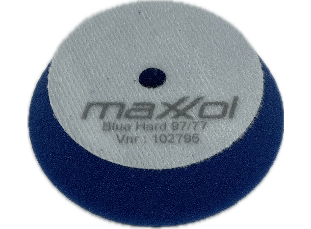 Polerpad Blue Hard 75mm/3''x25 mm 5pk Maxxol's egen pad serie for 3"