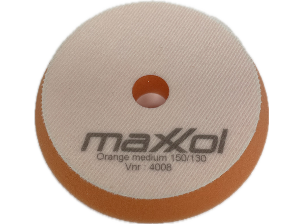 Polerpad Orange Medium 130x25mm/ 5" Maxxol's egen pad serie for 5''